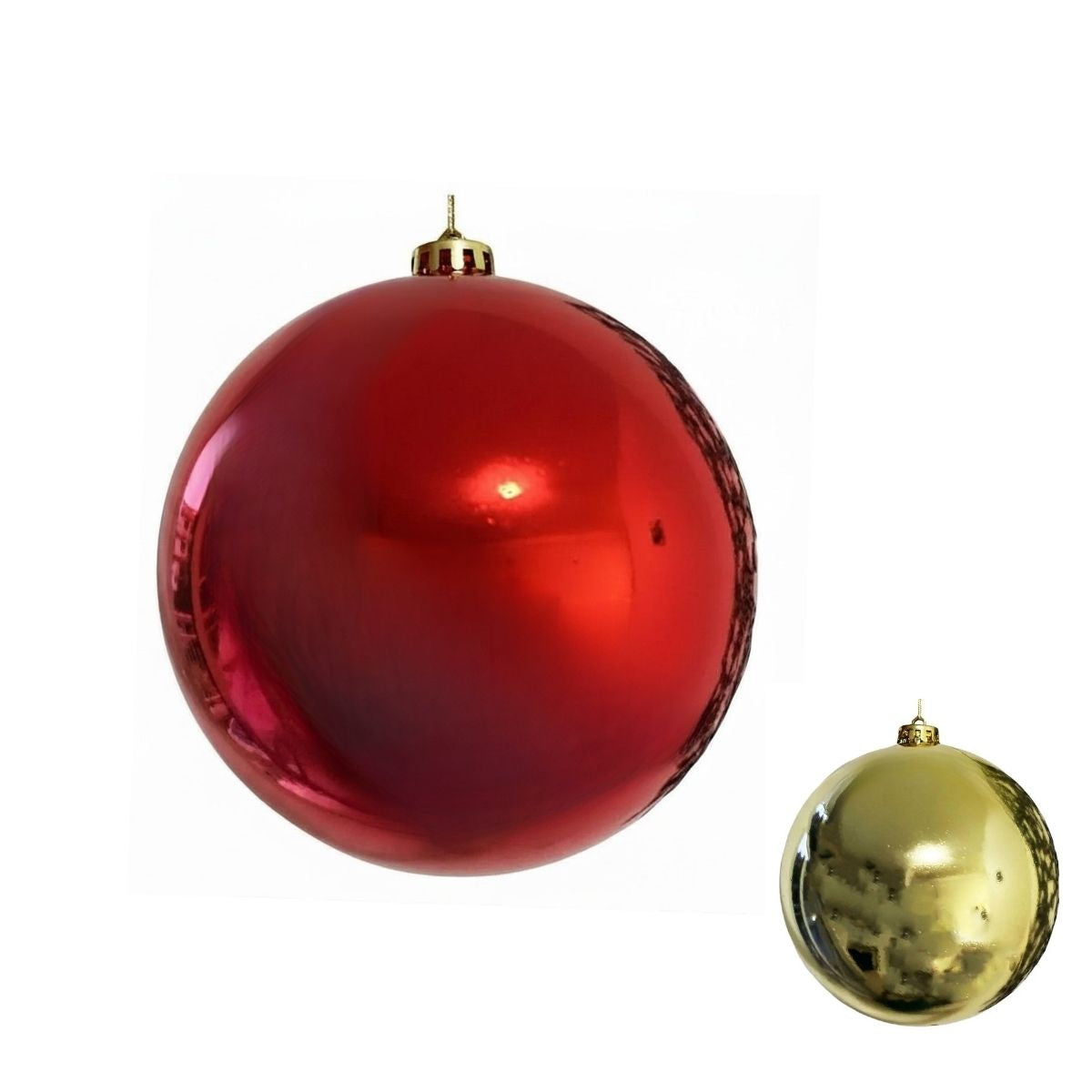 Bola De Natal Grande 15cm Gigante Lisa Enfeite Natalino Decoração Árvore de Natal
