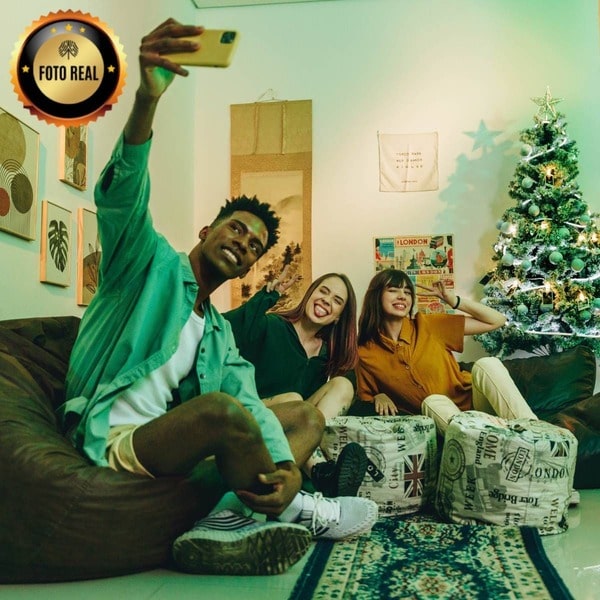 Árvore De Natal Pinheiro Nevada 1,80m 600 Galhos Premium Tradicional Grande Branca Cheia Neve Luxo Luvinco