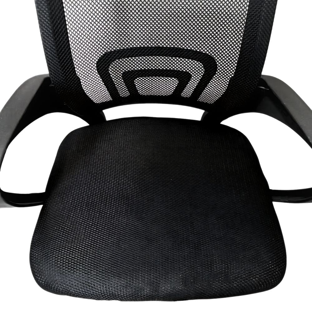 Cadeira De Escritório Ergonômica B33 Luvinco Estofado Mesh Braço Executivo Giratória Ajustável