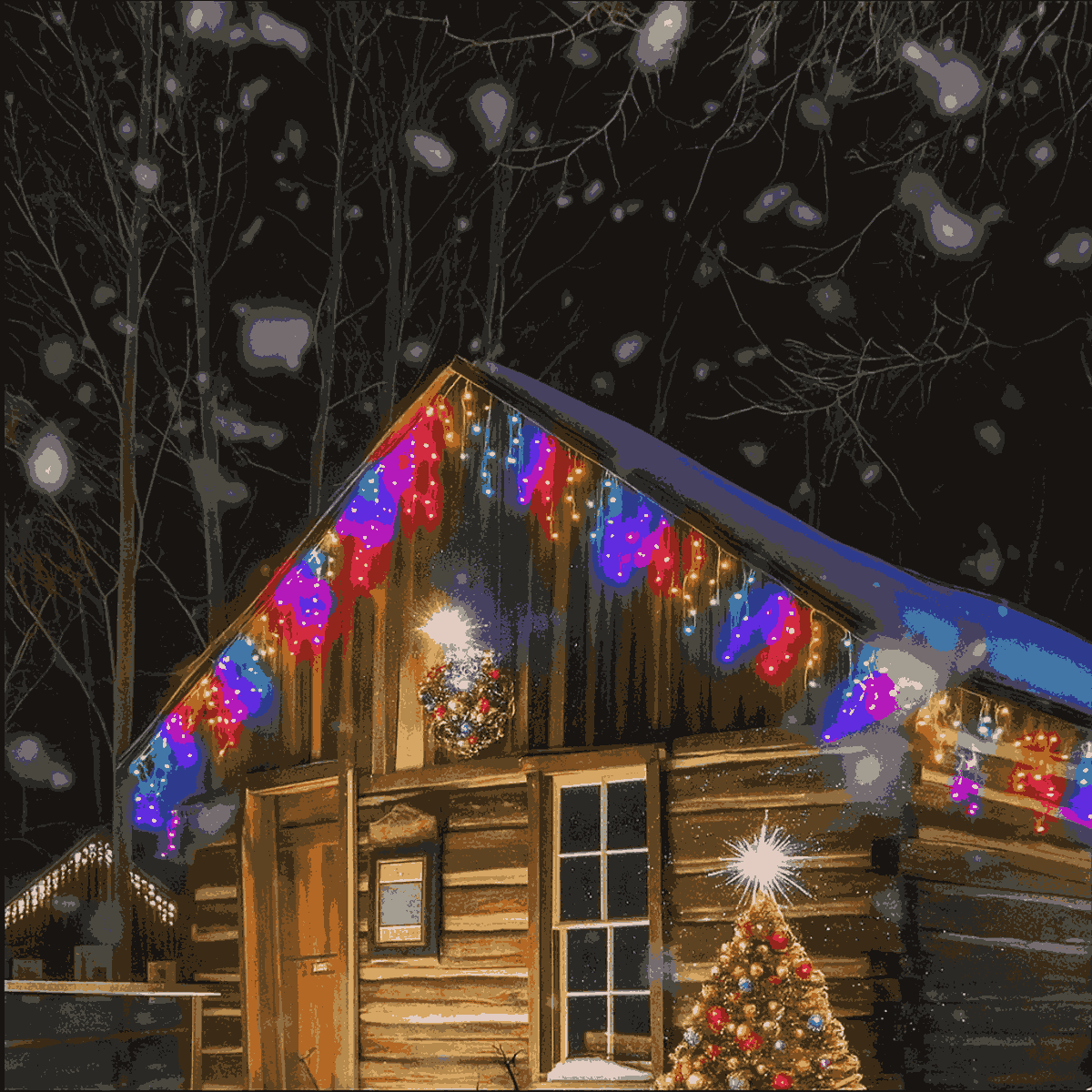 Cascata 400 Leds Pisca 8 Funções 10 Metros Luzes de Iluminação Perfeita Para Sua Fachada