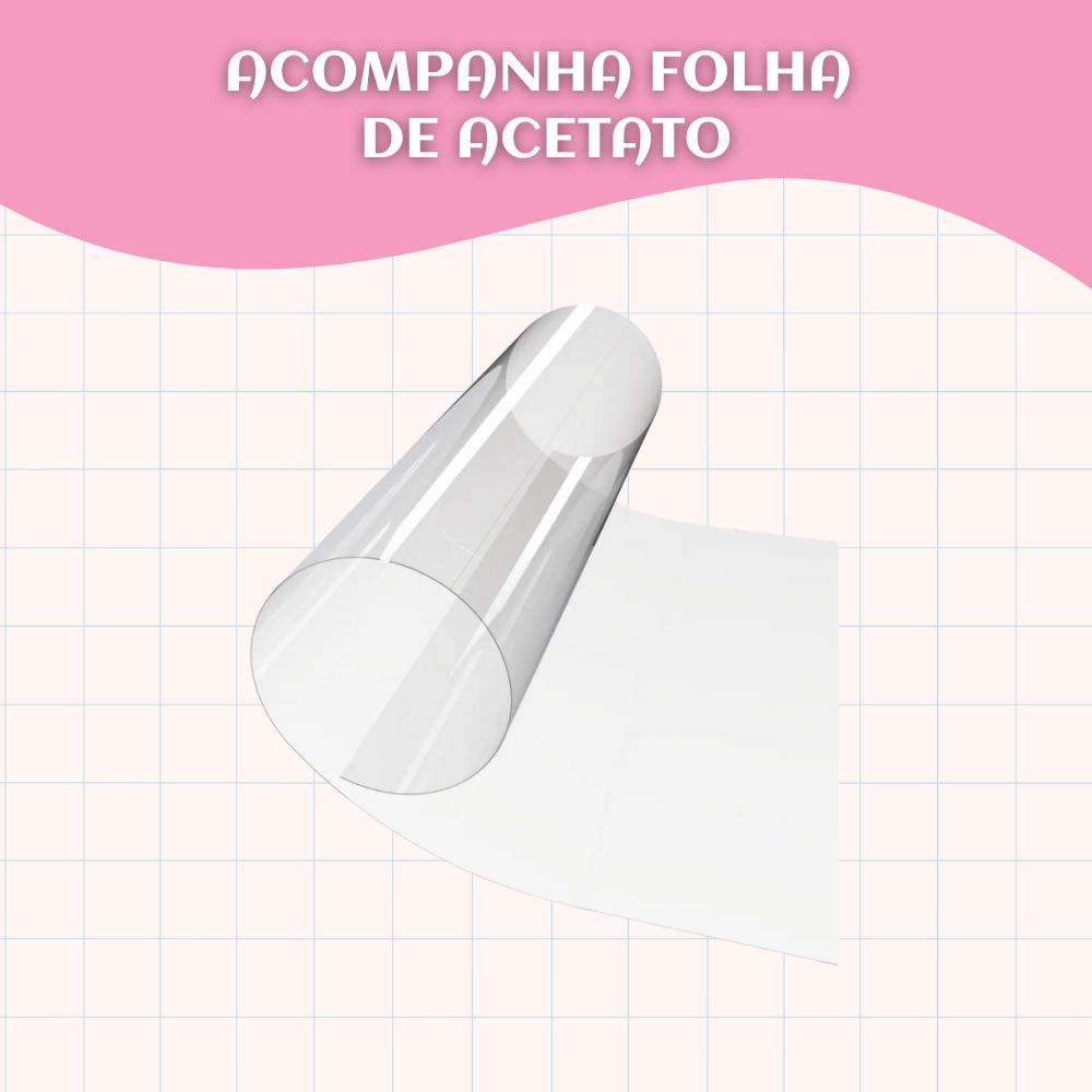 Livros Bobbie Goods para Colorir Infantil Desenho Capa Holográfica Dura 50 Folhas Rosa/Azul/Roxo/Verde