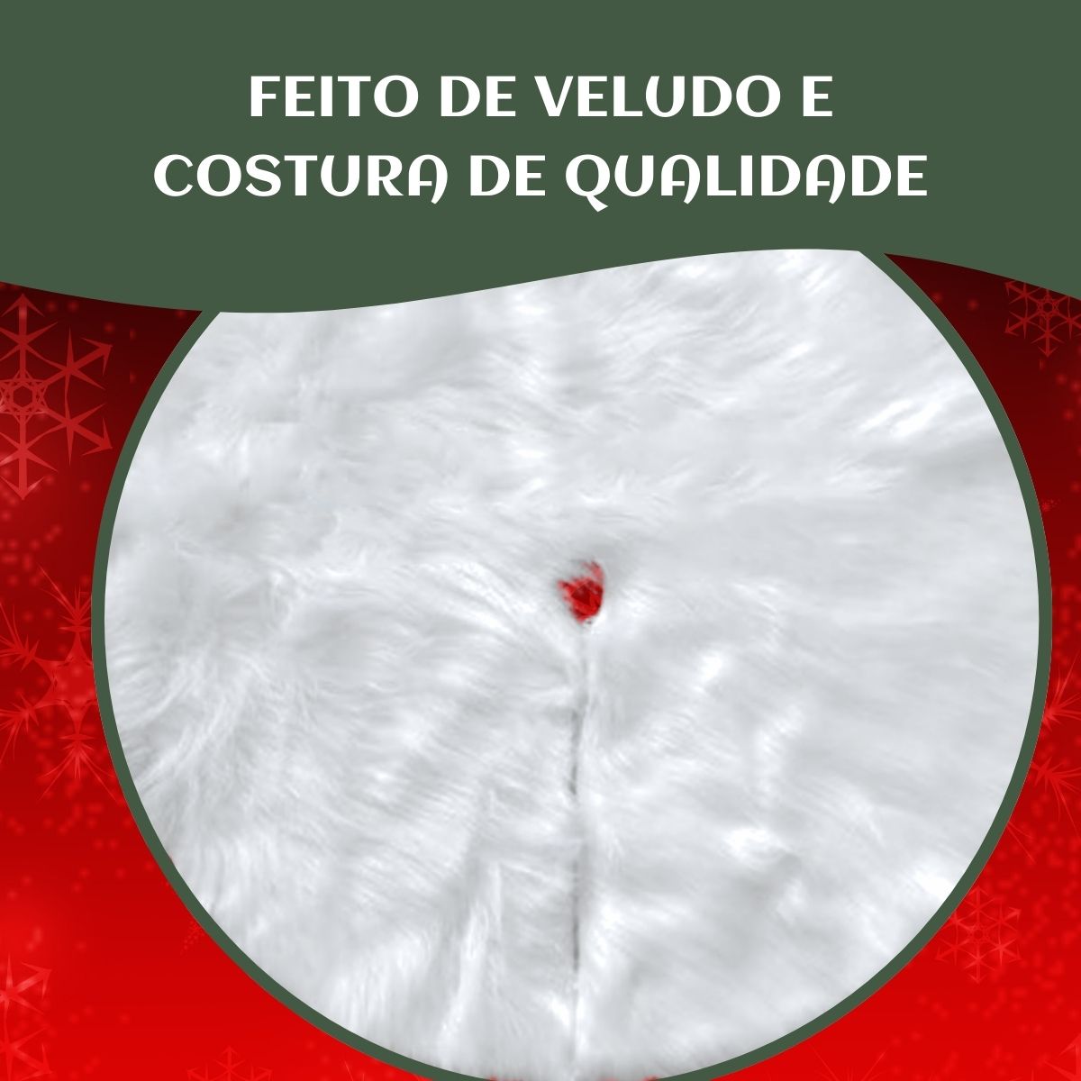Saia Tapete Base Árvore De Natal Decoração Enfeite Natalino