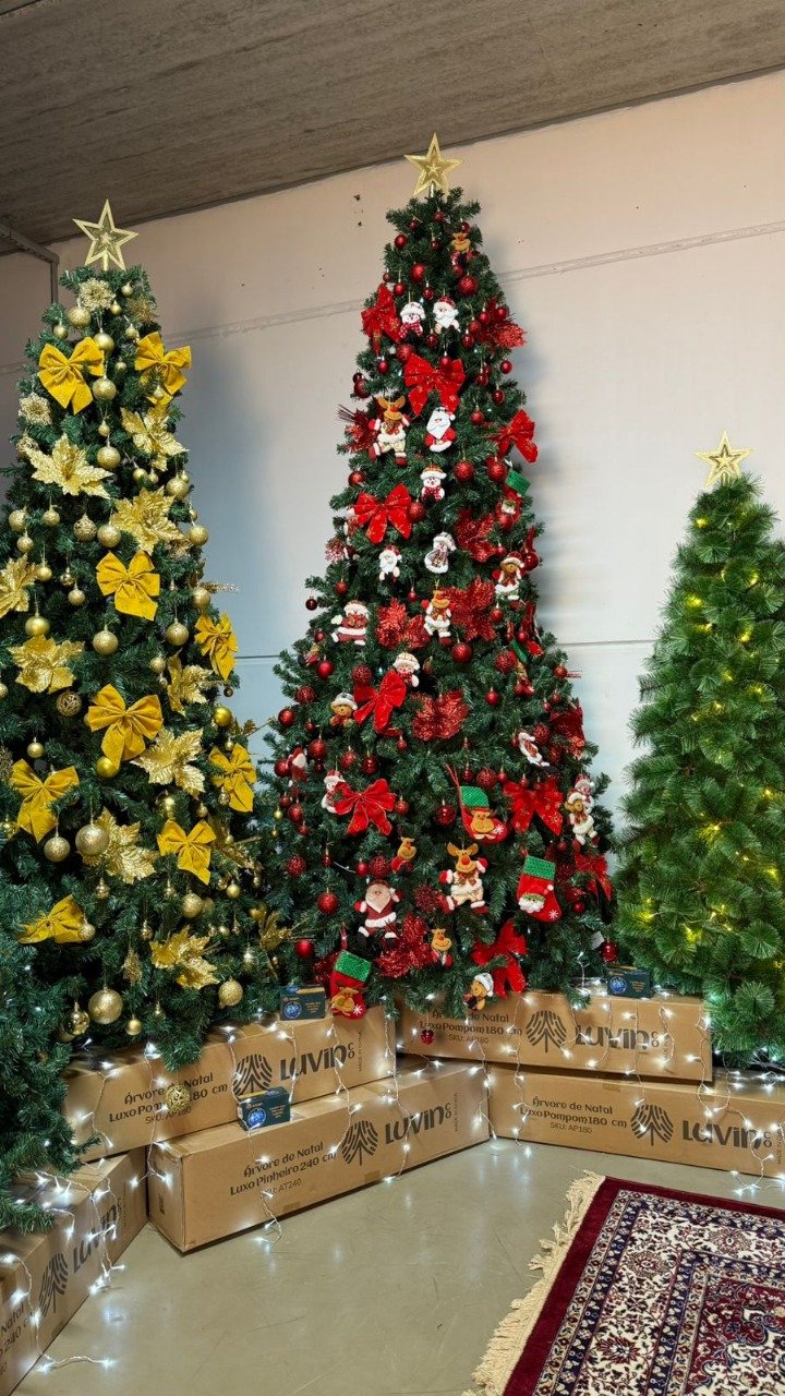 Árvores decoradas