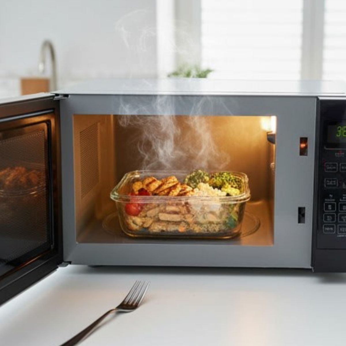 Kit 10 Potes Herméticos Vidro 370 ou 640ml Mantimentos  Forno Micro-ondas Airfryer Cozinha com 4 Travas Super Vedação LuvinCo
