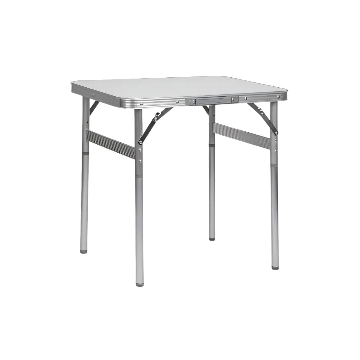 Mesa Dobrável de Alumínio 90x60cm 120x60cm e 60x45cm Vira Maleta Branca LuvinCo