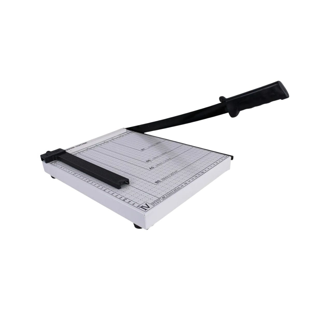 Guilhotina Papel A4 30cm 12 Folhas Com Trava Corte A5, B5, B6 E B7 Estrutura Firme Durável Corte Reto Luvinco
