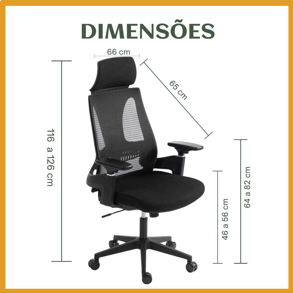 Cadeira De Escritório Ergonômica Seattle Luvinco Presidente Malha Respirável Tela Mesh Braço Ajustável 3D Encosto Lombar