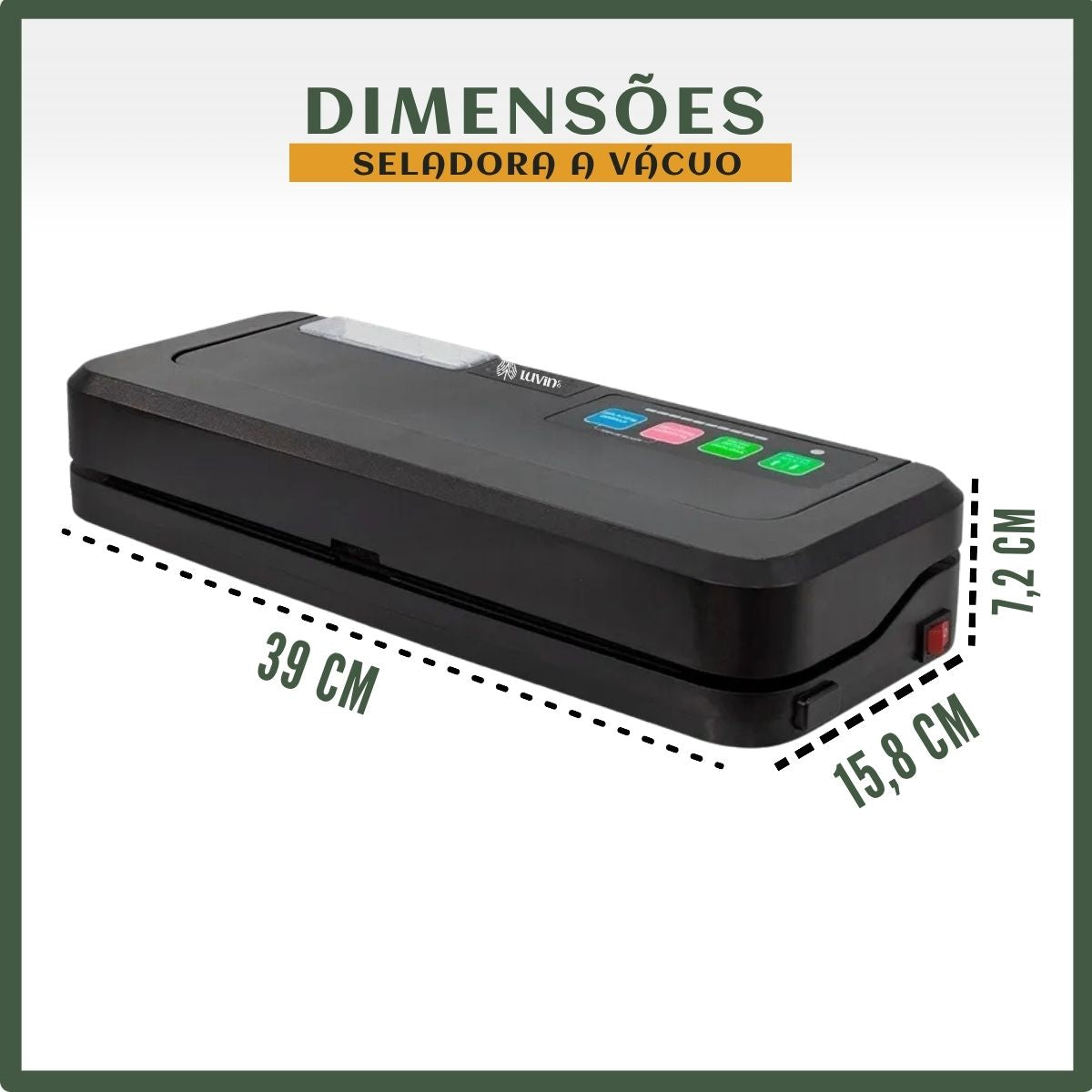 Seladora A Vácuo Automática Embaladora Reservatório Alimentos Úmidos Líquidos Açougue Embalagens Plásticas