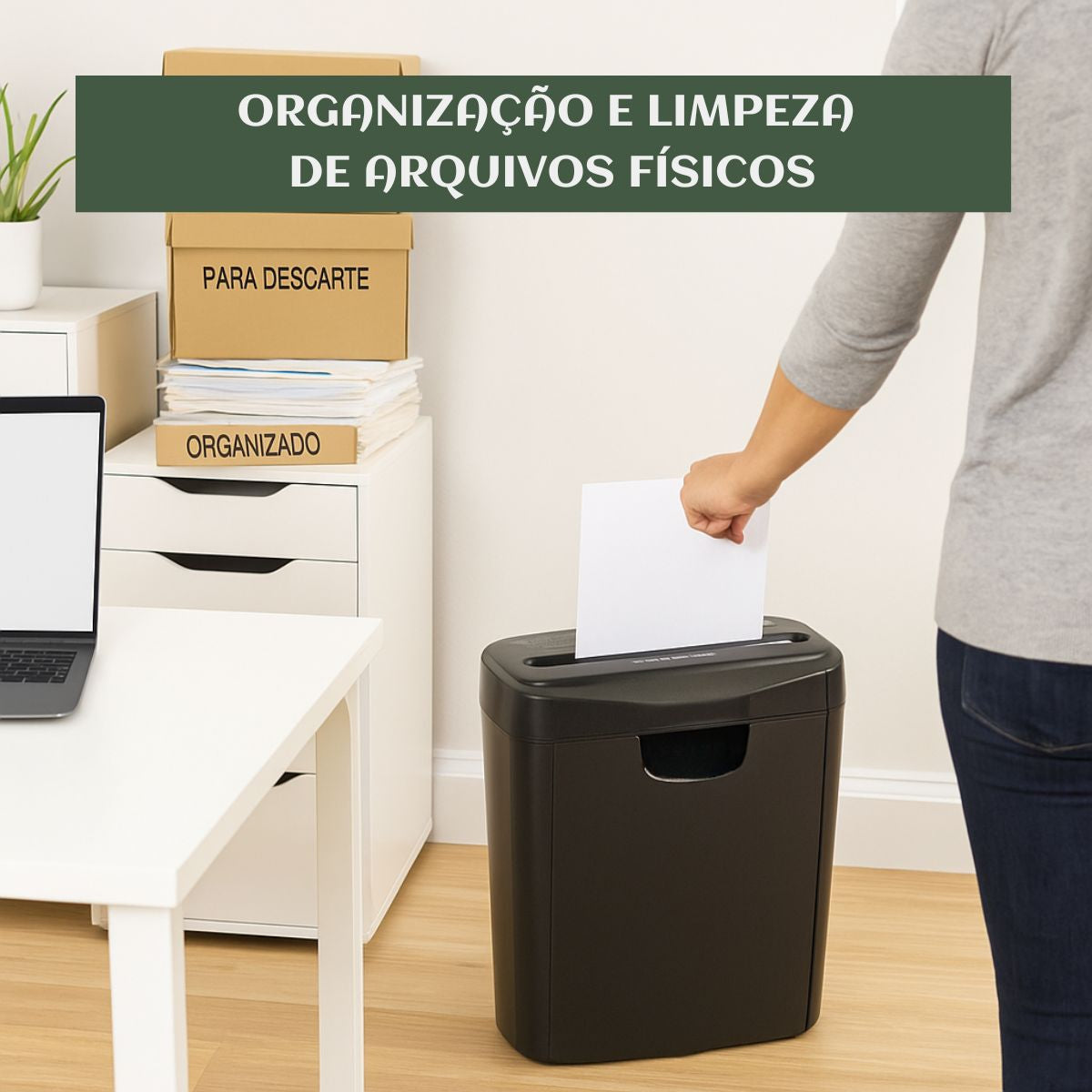 Fragmentadora Papel E Cartão 6 Folhas Corta Em Tiras Luvinco