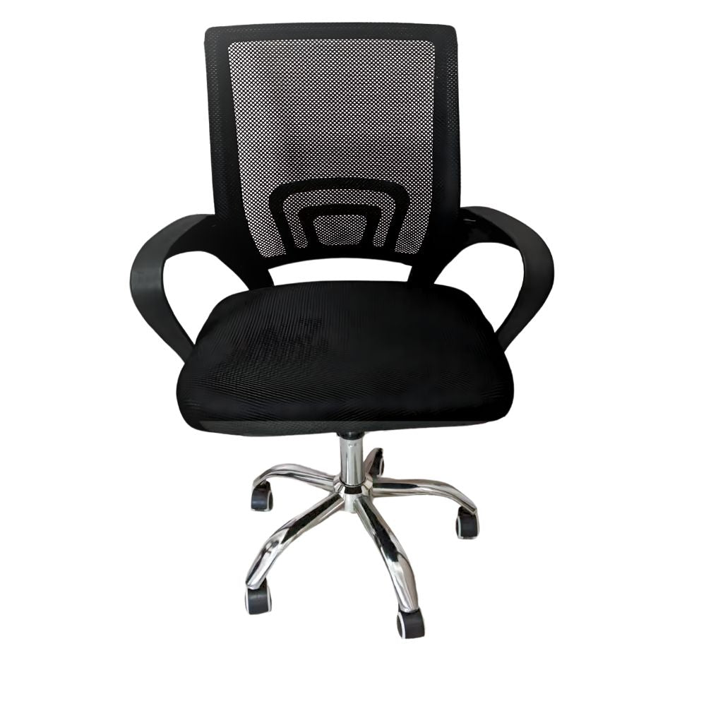 Cadeira De Escritório Ergonômica B33 Luvinco Estofado Mesh Braço Executivo Giratória Ajustável