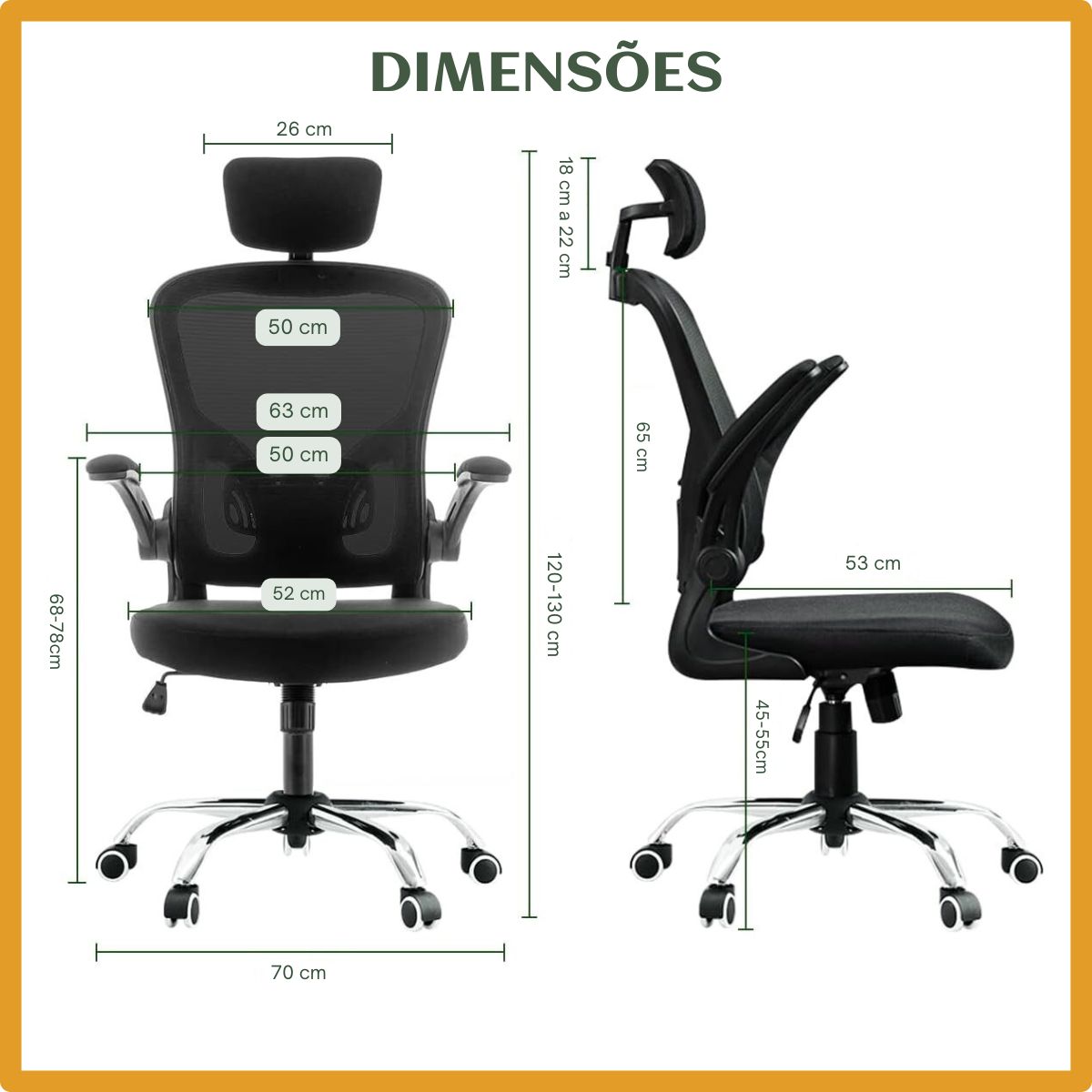 Cadeira De Escritório Ergonômica Giratória Boston B100/G100 Cor Preta/Cinza Com Estofado Mesh e Ajuste Lombar Luvinco