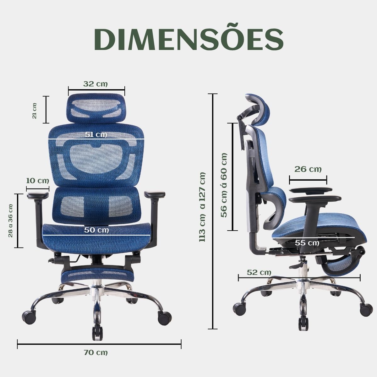 Cadeira De Escritório Ergonômica Mônaco BT07 e WT07 Preto e Branco Luvinco Malha Respirável com Suporte Lombar Adaptável Apoio para Pés Retrátil Encosto Ajustável Seis Posições Suporta 200kg