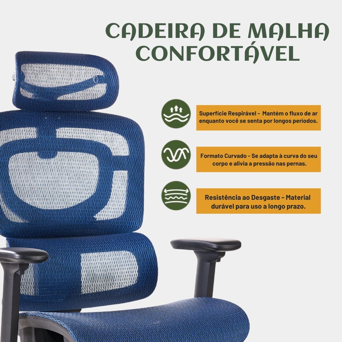 Cadeira De Escritório Ergonômica Mônaco BT07 e WT07 Preto e Branco Luvinco Malha Respirável com Suporte Lombar Adaptável Apoio para Pés Retrátil Encosto Ajustável Seis Posições Suporta 200kg