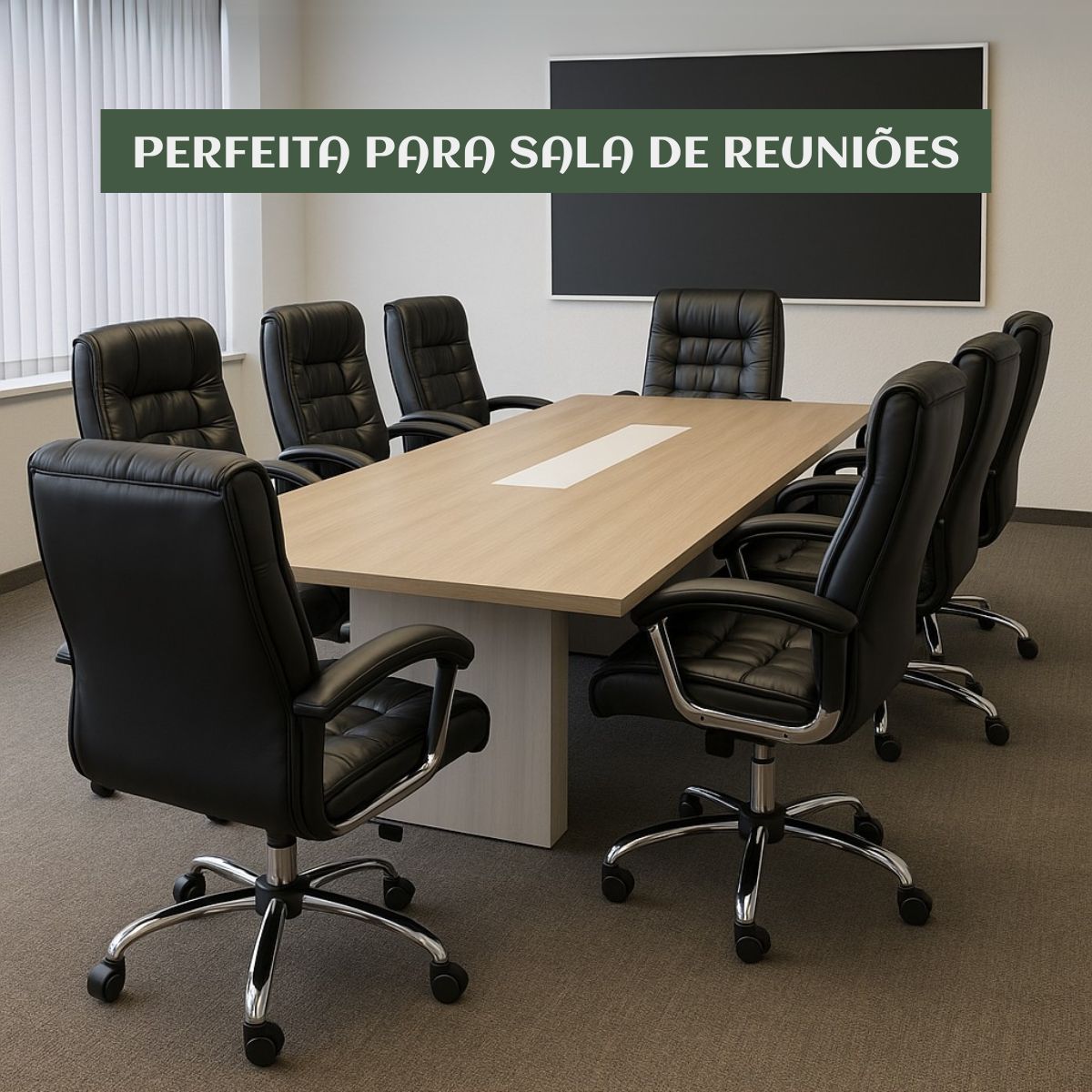 Cadeira De Escritório Miami Preta Presidente Ergonômica Tecnológica Com 42 Molas Ensacadas Revestimento Pillow Top LuvinCo