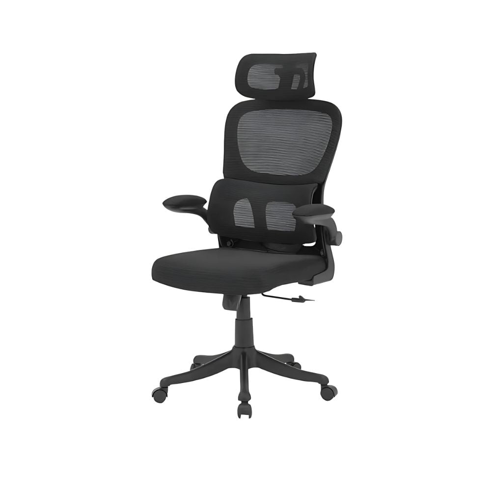 Cadeira Escritório Ergonômica Genebra B500 e G500 Luvinco com Suporte Lombar Estofado Mesh