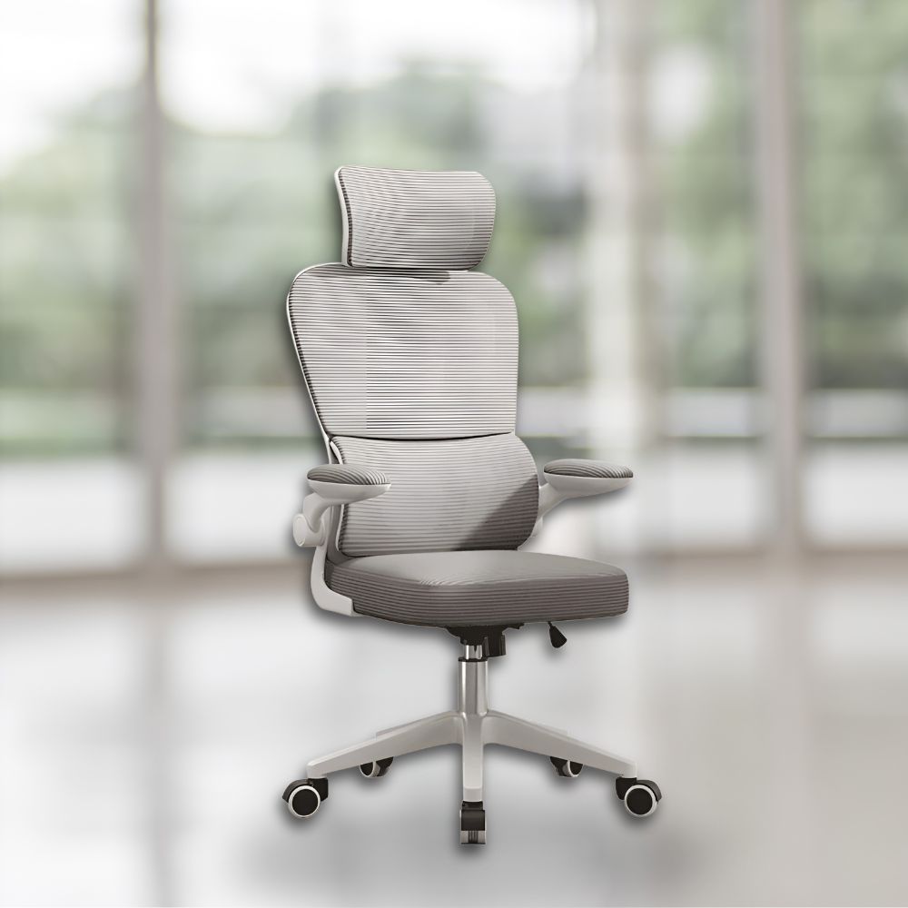 Cadeira Escritório Ergonômica Genebra B500 e G500 Luvinco com Suporte Lombar Estofado Mesh