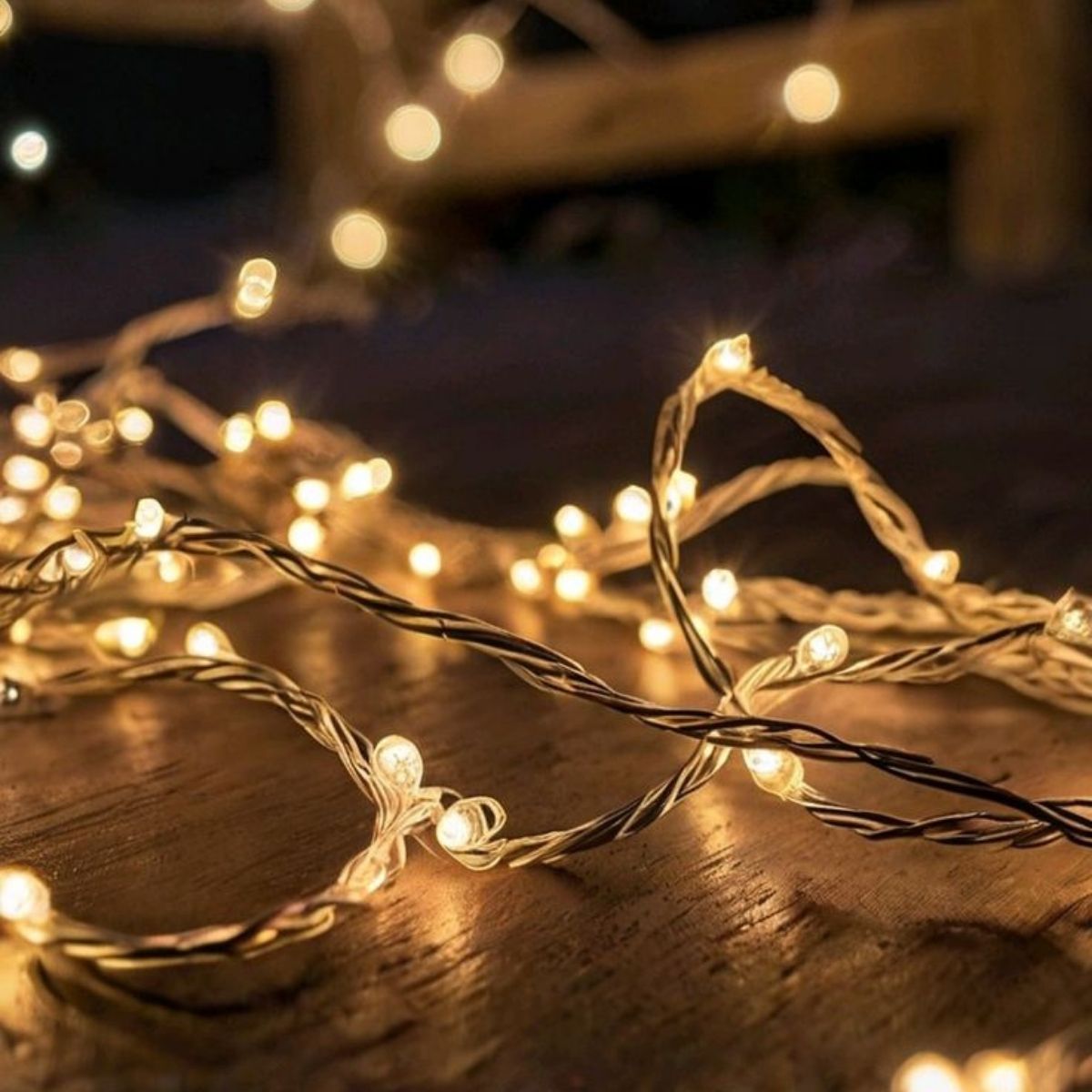 Cordão Pisca de Natal 100 Leds 10 metros Fio Transparente 8 Funções Decoração Para Árvores, Casa e Festas  LuvinCo