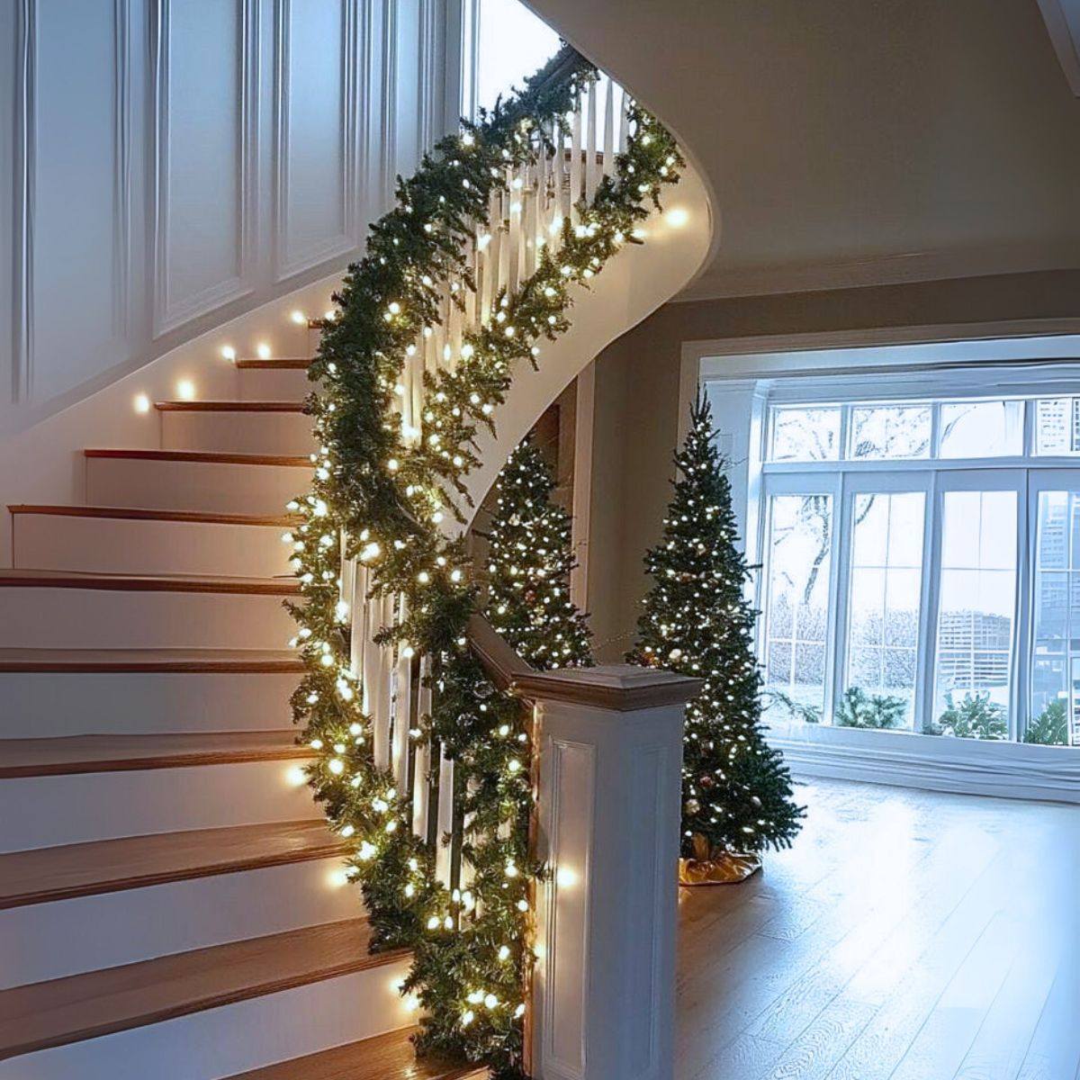 Cordão Pisca de Natal 100 Leds 10 metros Fio Transparente 8 Funções Decoração Para Árvores, Casa e Festas  LuvinCo