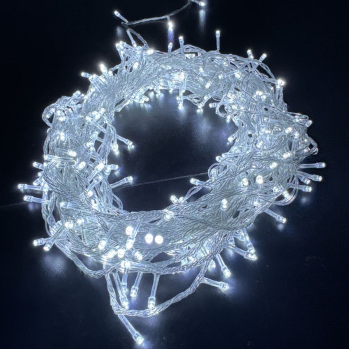 Cordão Pisca de Natal 300 Leds 30 metros Fio Transparente 8 Funções Decoração Para Árvores, Casa e Festas  LuvinCo
