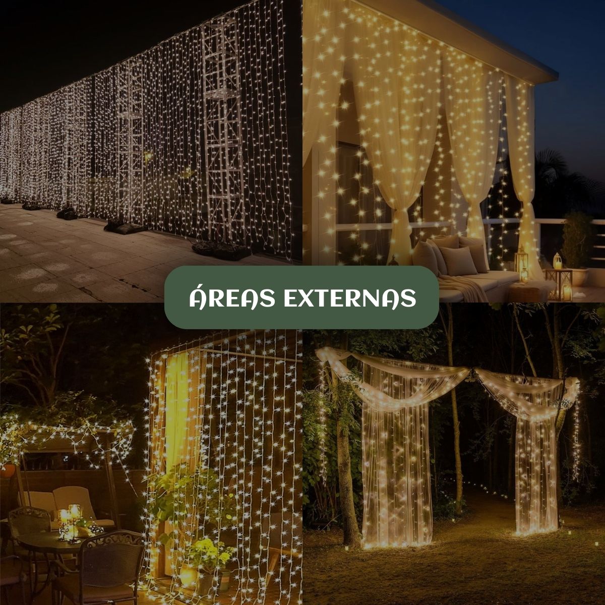 Cortina 300 Leds 3x3m Pisca Pisca USB IP44 8 Modos De Iluminação Luzes De Fada Decoração Natal Festa LuvinCo