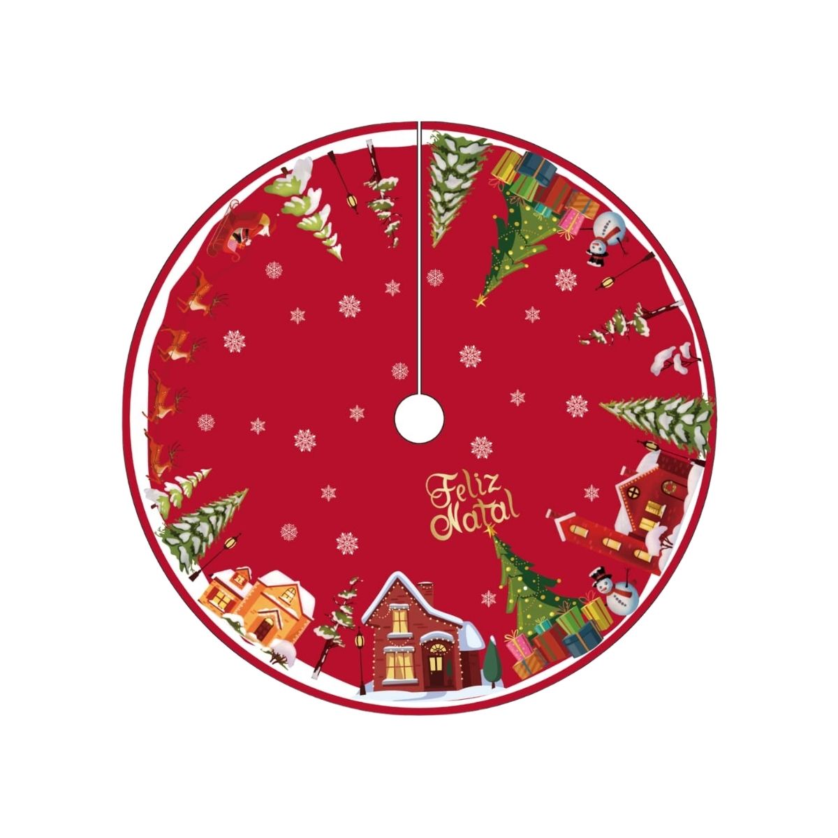 Saia Tapete Base Árvore De Natal Decoração Enfeite Natalino
