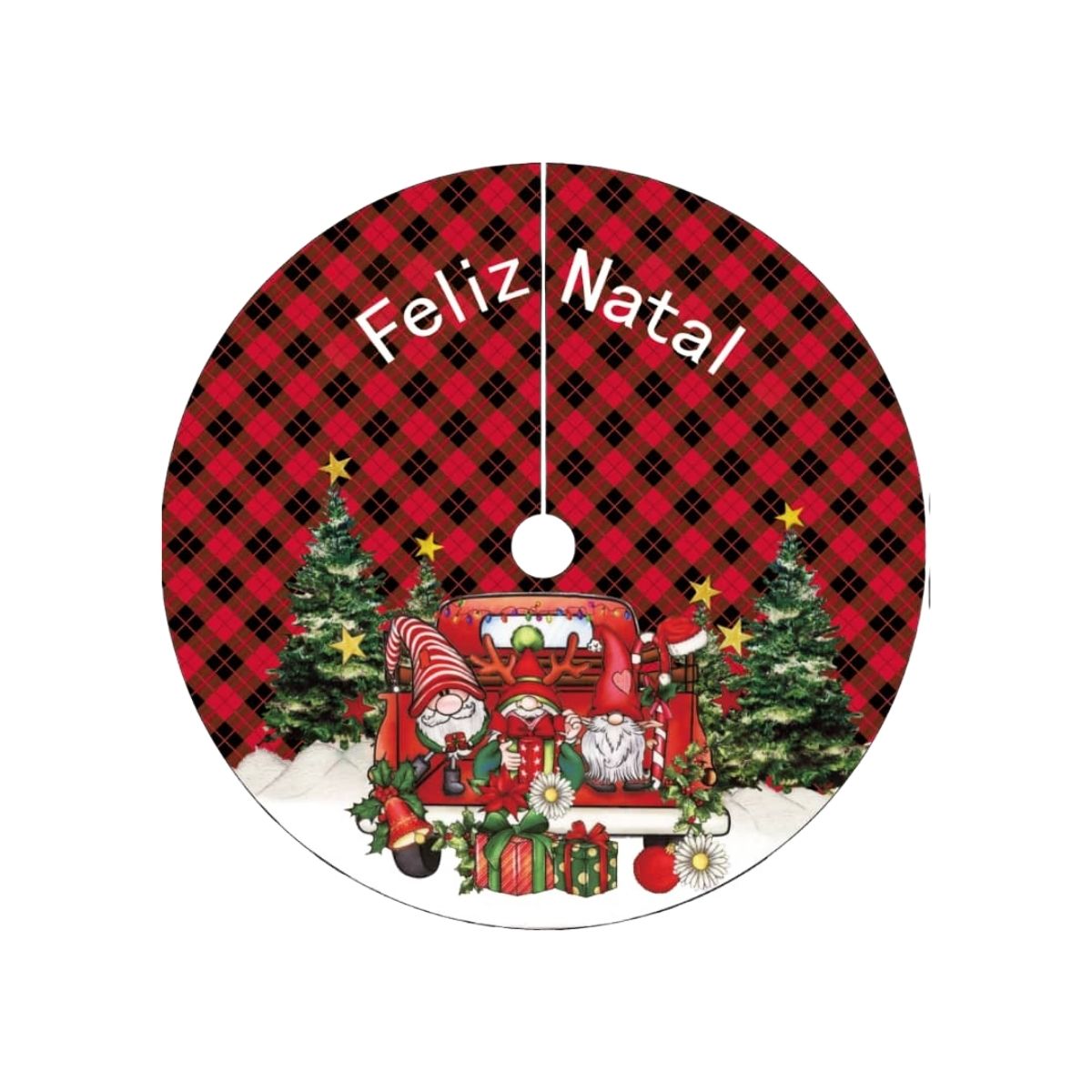 Saia Tapete Base Árvore De Natal Decoração Enfeite Natalino