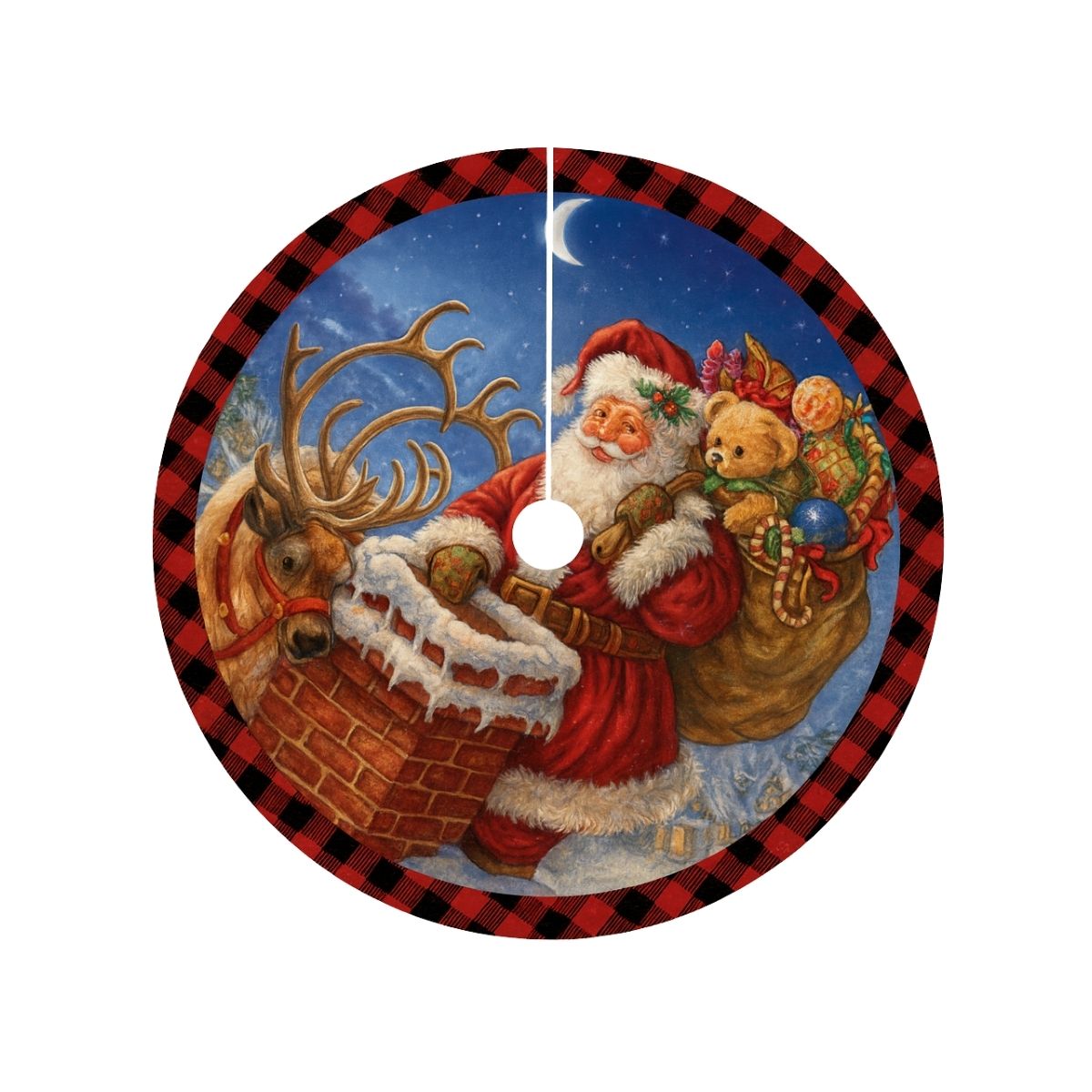Saia Tapete Base Árvore De Natal Decoração Enfeite Natalino