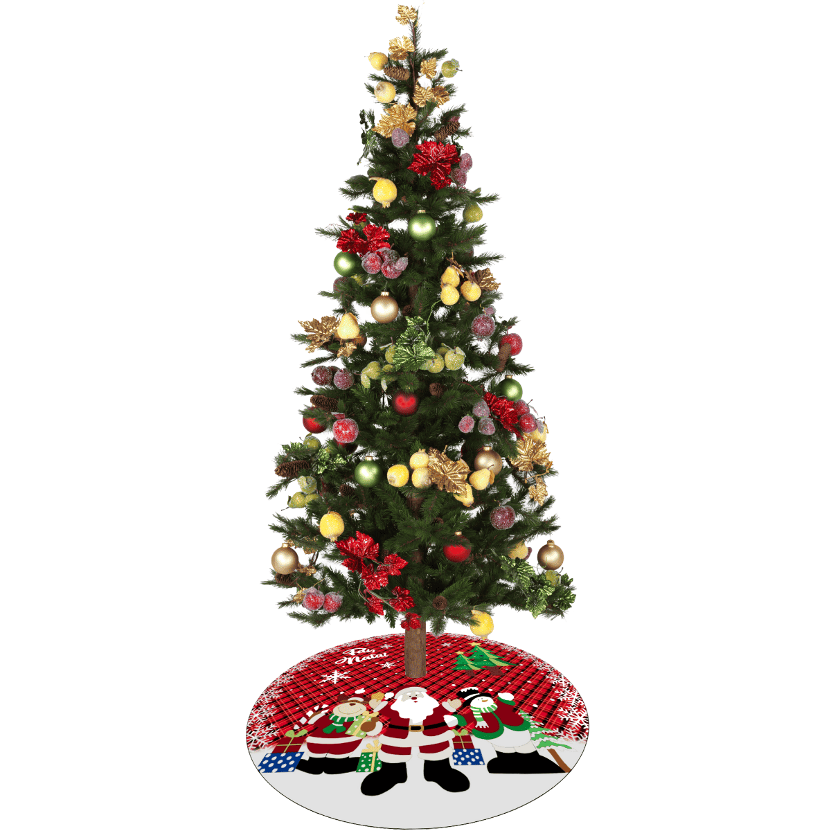 Saia Tapete Base Árvore De Natal Decoração Enfeite Natalino
