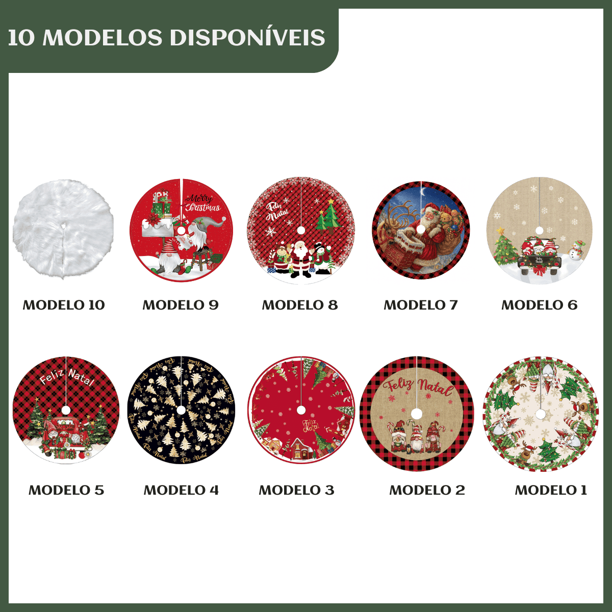 Saia Tapete Base Árvore De Natal Decoração Enfeite Natalino