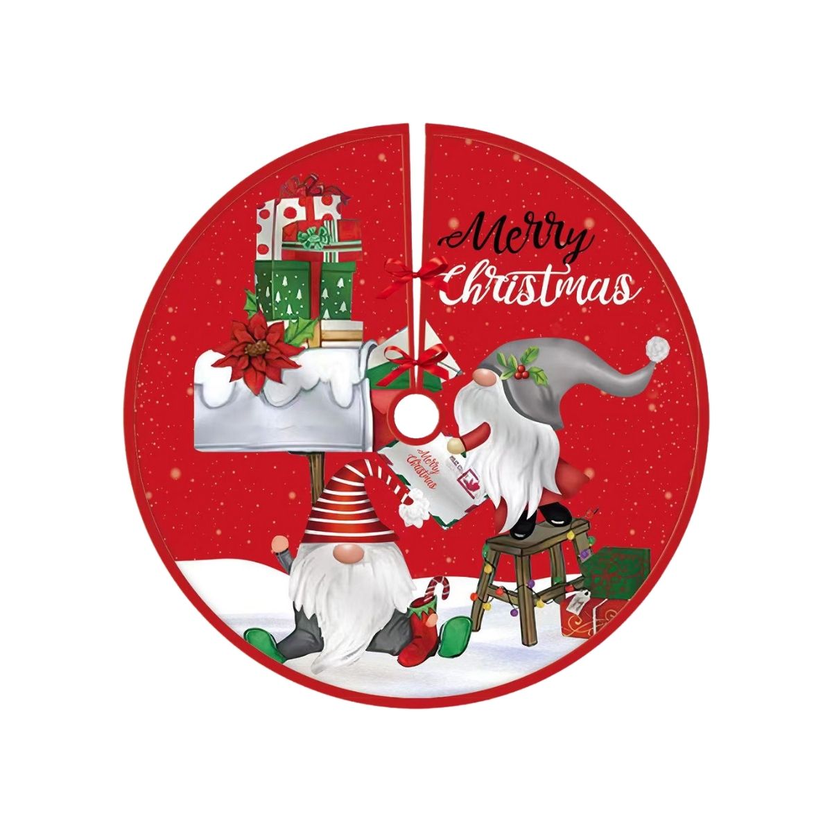 Saia Tapete Base Árvore De Natal Decoração Enfeite Natalino