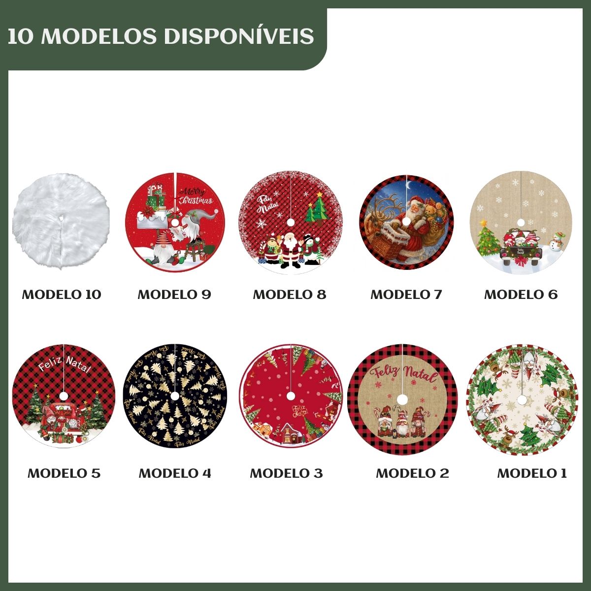 Saia Tapete Base Árvore De Natal Decoração Enfeite Natalino