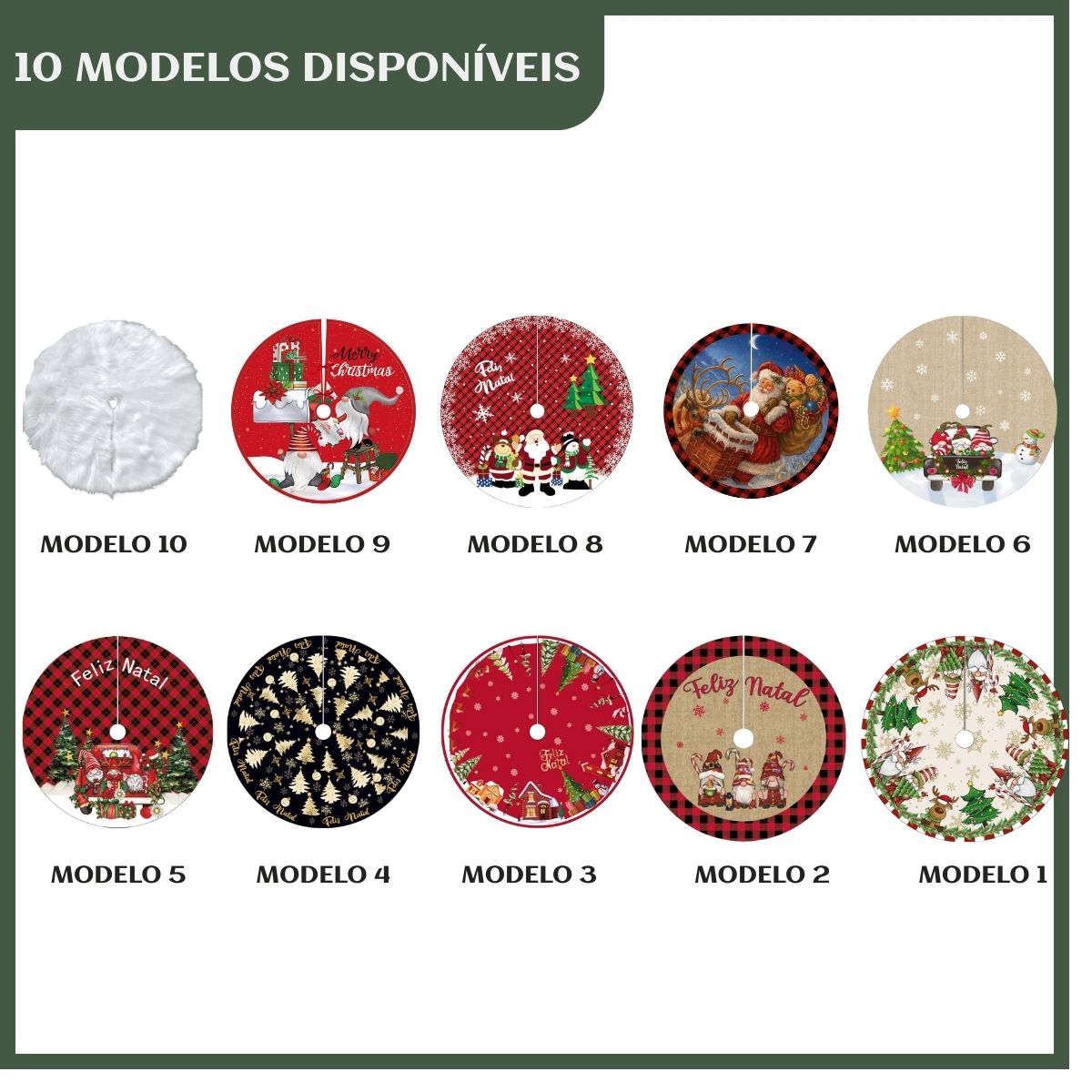 Saia Tapete Base Árvore De Natal Decoração Enfeite Natalino